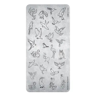 Matrita unghii metalica, Birds 27