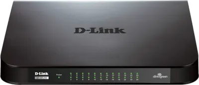 Switch D-Link - GO-SW-24G, 24 porturi, negru