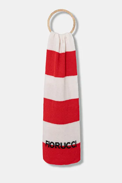 Fiorucci esarfa de lână Logo Alpaca