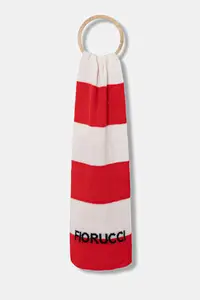 Fiorucci esarfa de lână Logo Alpaca