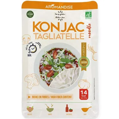 Tagliatele din konjac bio 180g Aromandise