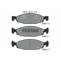 Set placute frana, frana disc TEXTAR 2363101