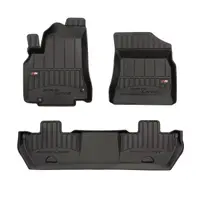 Set covorase cauciuc 3 piese proLine 3D, fata spate negru, potrivit CITROEN BERLINGO, BERLINGO MULTISPACE, BERLINGO MINIVAN; PEUGEOT PARTNER, PARTNER TEPEE 07.96-, Minivan