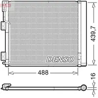 Radiator AC condensator cu uscator potrivit NISSAN NV200, NV200 EVALIA 1.5D 02.10-