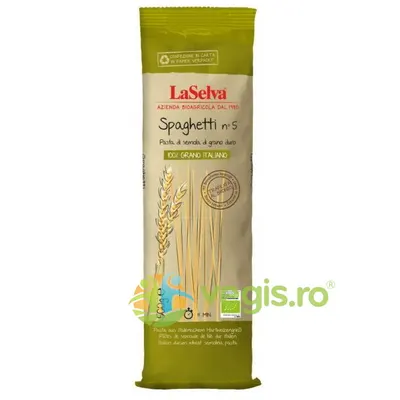 Spaghete din Grau Dur nr. 5 Ecologice/Bio 500g