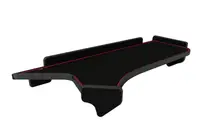 Masa lunga bord camion compatibila cu Iveco Stralis HI-WAY si Iveco Stralis XP, Negru cu cusatura rosie