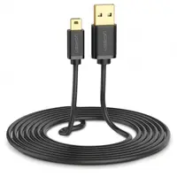 Cablu Date si Incarcare USB-A - miniUSB UGREEN US132, 2m, Negru
