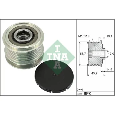Sistem roata libera, generator INA 535 0328 10