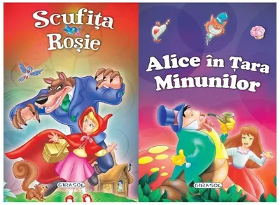 2 Povești: Scufița Roșie și Alice în Țara Minunilor - Hardcover - ***