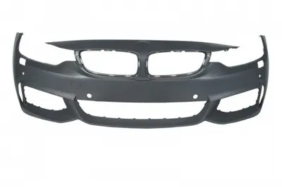 Bara Fata, M-PAKIET, cu gauri pentru spalator de faruri, cu gauri pentru senzorii de parcare, cu gaura pentur camera, grund potrivit BMW 4 F32, F82, 4 F33, F83 07.13
