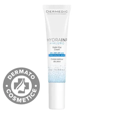 Crema hidratanta pentru conturul ochilor Hydrain 3 Hialuro, 15ml, Dermedic