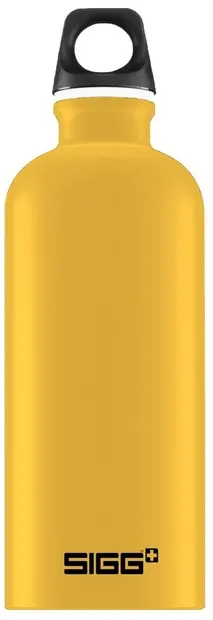 Sticla de apa Sigg Traveller – Mustard touch, galbena, 0.6 L