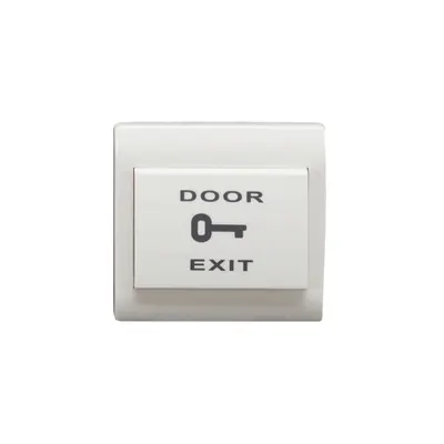 Buton cerere iesire ZKTeco ACC-PUSH-EX802, NO/NC, plastic