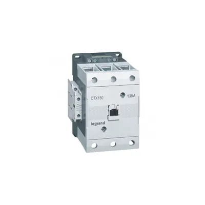 Contactor tripolar CTX³ 150 - 130 A - 24 V~ - 2 NO + 2 NC - screw terminals