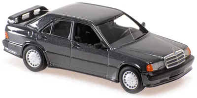 Model de colecție MINICHAMPS Modern: Mașini - Mercedes-Benz 190 E 2.3-16, 1984, Black Metallic