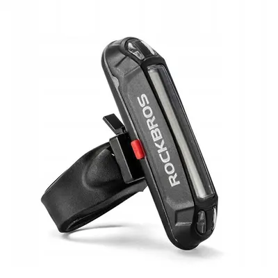 Lampa Spate Bicicletă Rockbros A54BK 100 Lumen, USB, IPX5, Negru