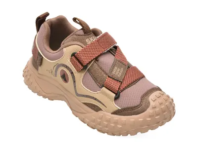 Pantofi sport SELECTION KIDS gri, W178, din piele ecologica