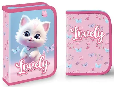 Penar echipat S. Cool YoLLo - Lovely Cat, 3 fermoare, 38 piese