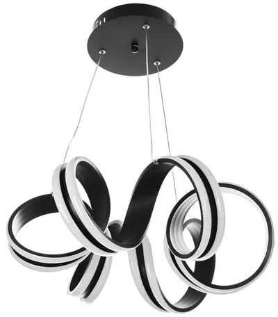 LED candelabru Elbulgaria - Taurus, 2308bk, 124W, IP20, 4000K, negru