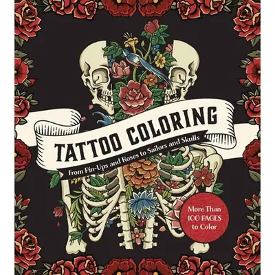 Art Therapy the Tattoo Colouring