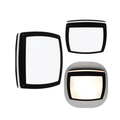 Plafoniera de exterior, 2xLED E27, putere 18W, interior/exterior, IP44