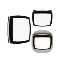 Plafoniera de exterior, 2xLED E27, putere 18W, interior/exterior, IP44