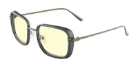 Ochelari de gaming Gunnar - Fallout Vault 33, gri închis/olive, transparenți
