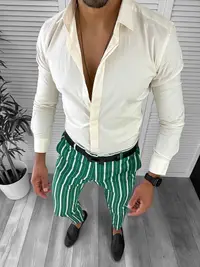 Tinuta barbati smart casual Pantaloni + Camasa 12704