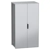 Dulap modular, cu montaj pe pardoseala, PanelSeT SFN, din otel decarbonizat(verde), 2200x1200x800mm, IP55, cu placa de montaj, 2 usi