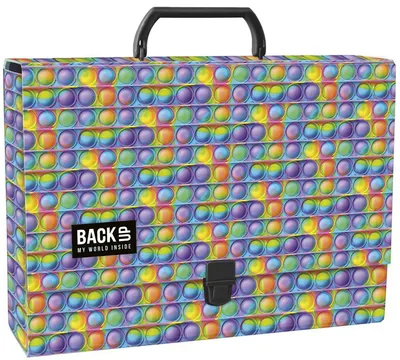 Servieta cu mâner BackUp Pop-It - A4, mare