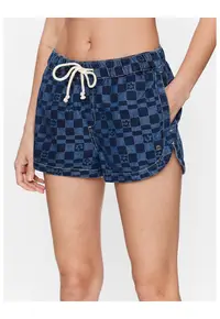 Pantaloni scurti dama - Bumbac - Bleumarin