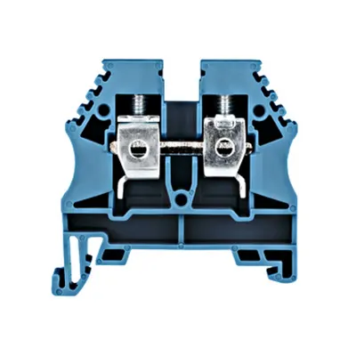 Clemă de nul, conex. cu şurub tip AVK 10, albastru, 10 mmp