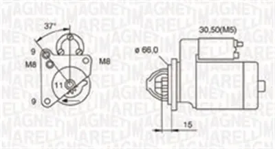 Electromotor (12v, 1,3kw) Potrivit Citroen Berlingo, Berlingo Multispace, Berlingo Minivan, C1, C2, C3 I, C3 Ii, C3 Picasso, C3 Pluriel, C4, C4 Aircross, C4 Cactus 1.4d 1.6d 2.0d 09.01