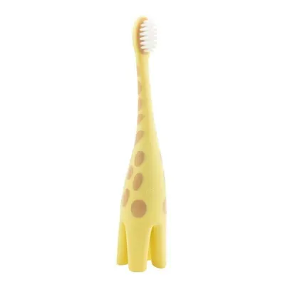 Periuta de dinti pentru bebelusi si copii 0-3 ani cu peri moi si maner ergonomic Dr.Brown Giraffe