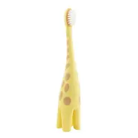 Periuta de dinti pentru bebelusi si copii 0-3 ani cu peri moi si maner ergonomic Dr.Brown Giraffe