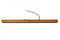 Lumini clarificare stanga dreapta, forma: dreptunghiular, portocaliu, LED, inaltime 28mm; latime 535mm; adancime 33,5mm, in relief, lungime cablu 500mm, cu cuier, 12 24V (cu functie de semnalizator la