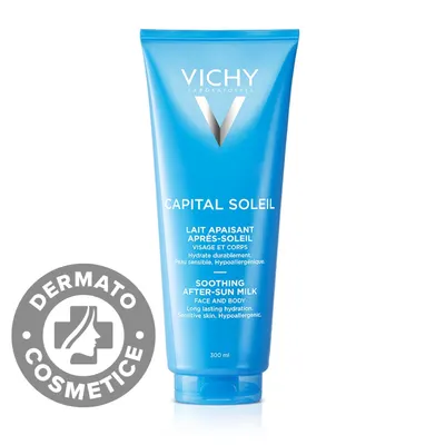 Lapte-gel hidratant dupa plaja Capital Soleil, 300ml, Vichy