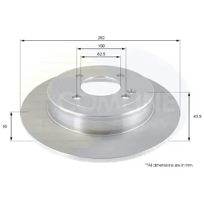 Disc frana COMLINE ADC2419