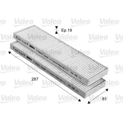 Filtru, aer habitaclu VALEO 715662