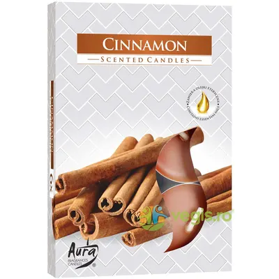 Set Lumanari Tip Pastila Aroma Scortisoara 6 buc.