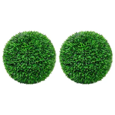 Gossi bile de arbusti cimisir artificiali, 2 buc., 55 cm