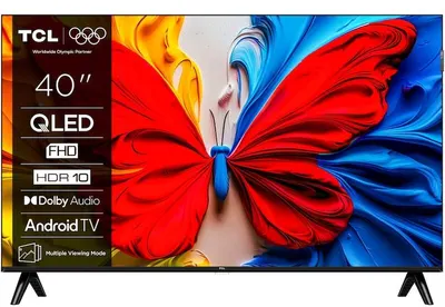 Televizor smart TCL – 40S5K, 40”, 2K FHD, QLED Pro, Dolby Audio 2x10W, Android TV, negru