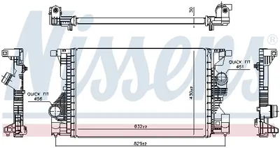 Intercooler Potrivit Mercedes a (v177), a (w177), B Sports Tourer (w247), Cla (c118), Cla Shooting Brake (x118), Gla (h247), Glb (x247) 1.3 2.0 03.18