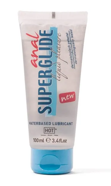 Lubrifiant pe bază de apă, Hot, Superglide, 100 ml