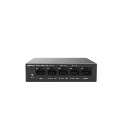 Router Gigabit Tenda G0-5G-PoE, 5 porturi, buget 55 W, PoE
