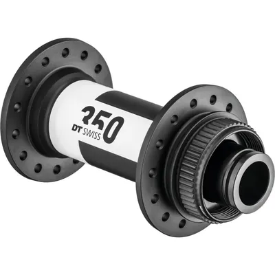 Butuc față DT Swiss 350, ax trapez 15x100 mm, 28H, Center Lock, MTB BOX