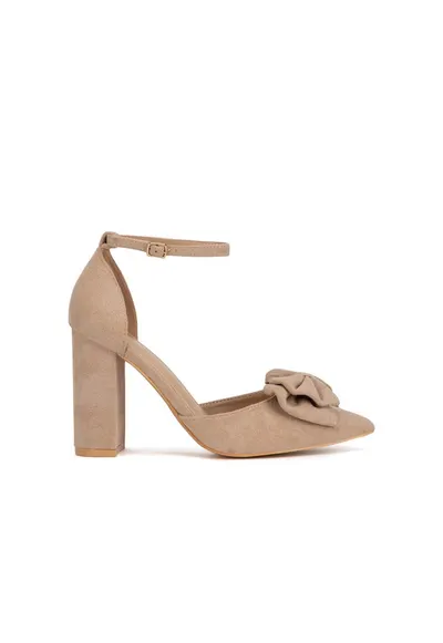 Pantofi dama - 590559 - Textil - Bej
