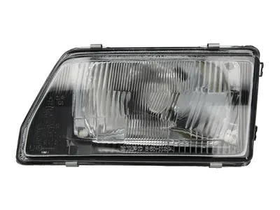 Far fata Stanga (halogen, H4/R2/W5W, electric, fara motoras, culoare insert: argintiu) potrivit FIAT CINQUECENTO 1992-1995