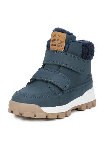 Cizme copii - sintetic - velcro - bleumarin