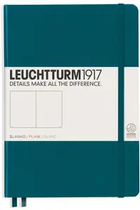 Agenda Leuchtturm1917 Rising Colors - A5, pagini albe, Pacific Green